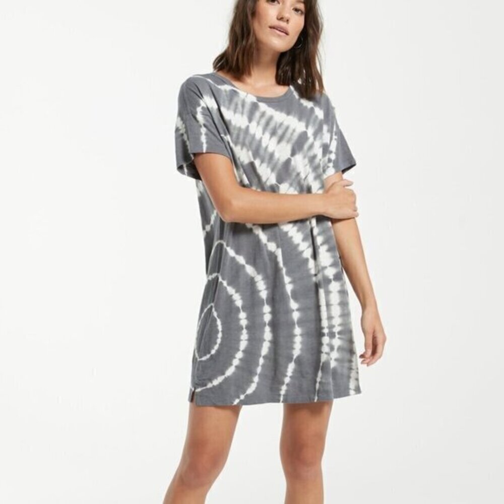 Z Supply Launa Cotton Swirl Tie Dye Dress NWT Size Medium